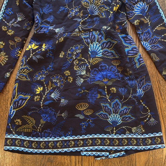 FARM Rio Floral Wrap Mini Dress SM - Picture 8 of 15